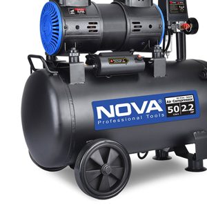 کمپرسور سایلنت برقی 50 لیتری نووا 2 سیلندر مدل 9150