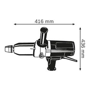 بکس ضربه ای برقی 3.4 اینچ بوش مدل GDS 24