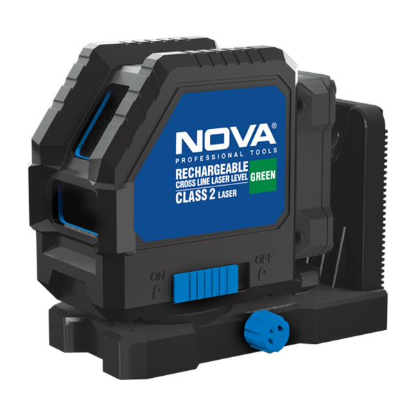 تراز لیزری شارژی دو خط نور سبز نووا مدل 2681G تراز لیزری شارژی دو خط نور سبز نووا مدل 2681G