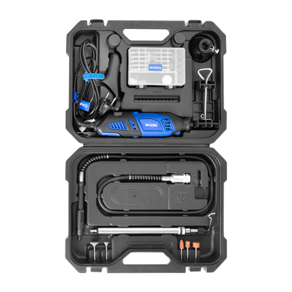 کیت فرز مینیاتوری دیجیتال 170 وات نووا مدل 3076 مجموعه 130 پارچه کیت فرز مینیاتوری دیجیتال 170 وات نووا مدل 3076 مجموعه 130 پارچه