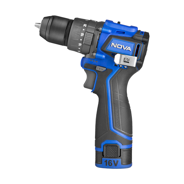 دریل پیچ گوشتی شارژی 16 ولت نووا مدل 5510 براشلس دریل پیچ گوشتی شارژی 16 ولت نووا مدل 5510 براشلس