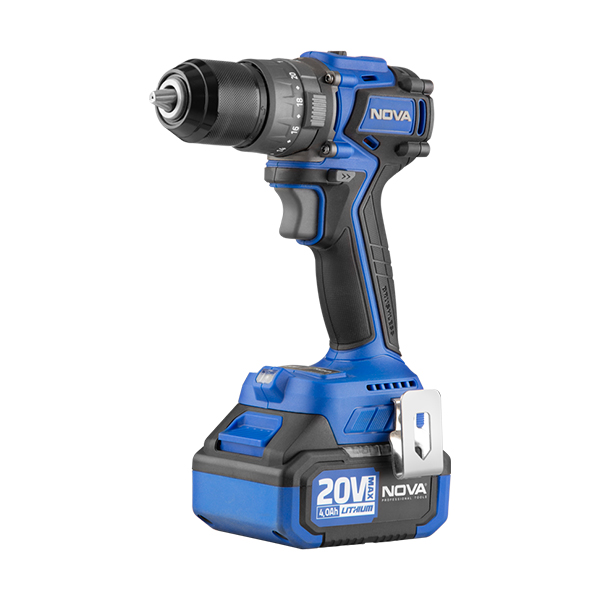 دریل پیچ گوشتی شارژی 20 ولت نووا مدل 5524 براشلس دریل پیچ گوشتی شارژی 20 ولت نووا مدل 5524 براشلس
