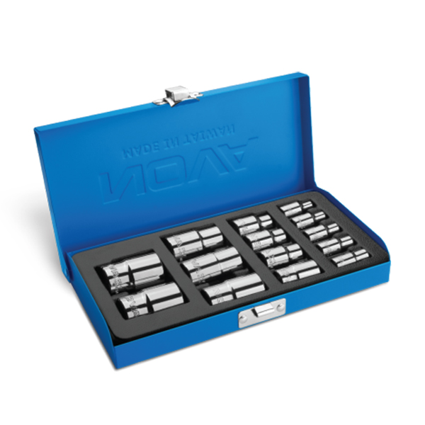 جعبه بکس 14 عددی نووا مدل 7025 درایو 1.2و 3.8 و 1.4 اینچ جعبه بکس 14 عددی نووا مدل 7025 درایو 1.2و 3.8 و 1.4 اینچ