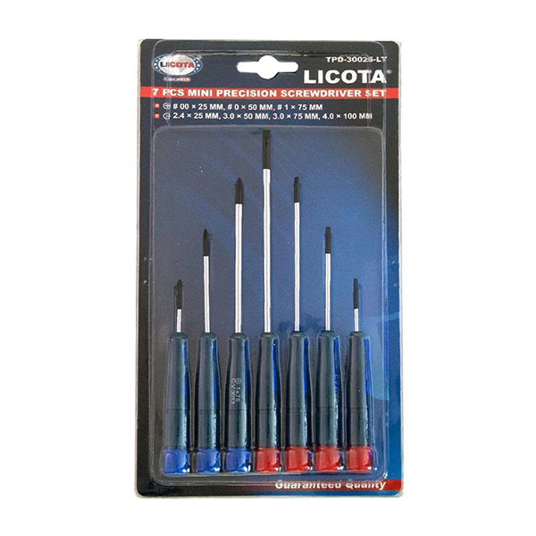 پیچ گوشتی ساعتی 7 عددی لیکوتا مدل TPD 30025LT پیچ گوشتی ساعتی 7 عددی لیکوتا مدل TPD 30025LT