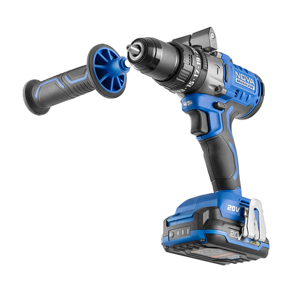 دریل پیچ گوشتی شارژی 20 ولت نووا مدل 7727 براشلس دریل پیچ گوشتی شارژی 20 ولت نووا مدل 7727 براشلس