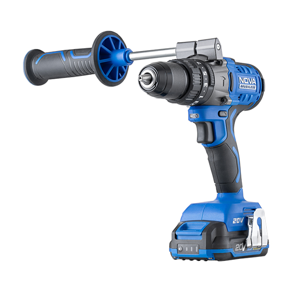 دریل پیچ گوشتی شارژی 20 ولت نووا مدل 7727 براشلس دریل پیچ گوشتی شارژی 20 ولت نووا مدل 7727 براشلس