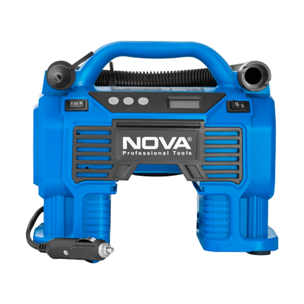 مینی کمپرسور فندکی شارژی 12 ولت نووا مدل 9160 مینی کمپرسور فندکی شارژی 12 ولت نووا مدل 9160
