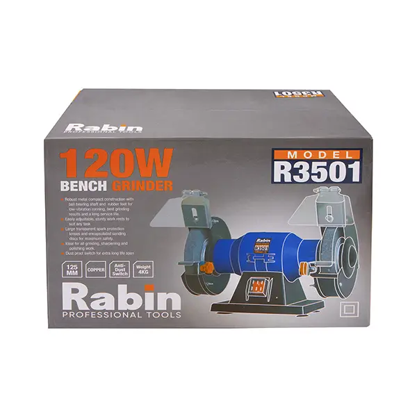سنگ رومیزی 125 میل رابین مدل R3501 سنگ رومیزی 125 میل رابین مدل R3501