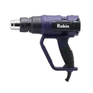سشوار صنعتی 2000 وات رابین  دارای 3 حالت کنترل دما کنترل دما الکترونیکی  مدل R6030
