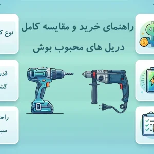 راهنمای خرید و مقایسه کامل دریل های محبوب بوش